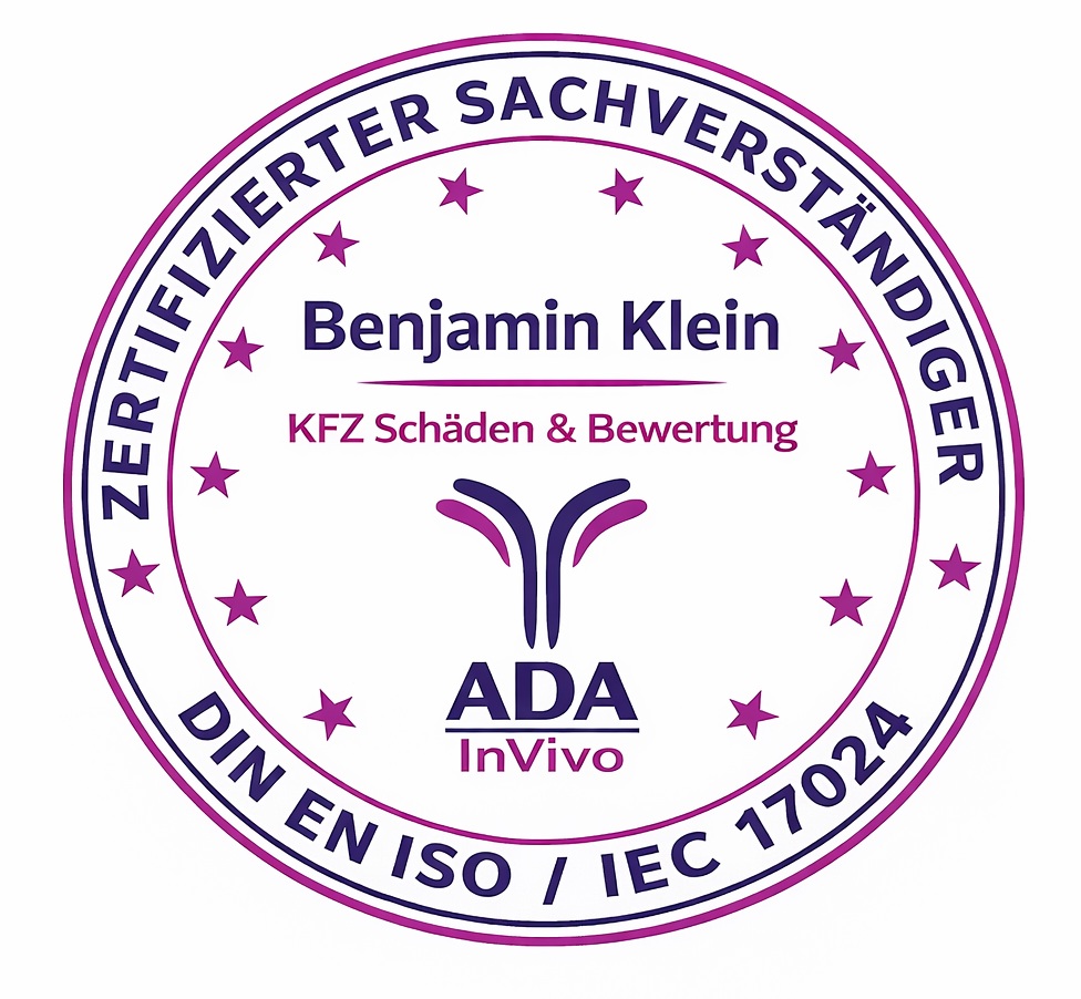 Zertifizierung DIN EN ISO/IEC 17024, geprüft durch ADA InVivo